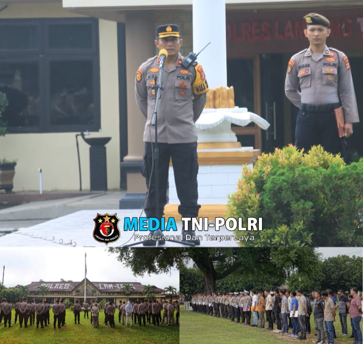 Jaga Stabilitas Keamanan pada Pelantikan Kepala Daerah, Polres Lampung Tengah Gelar Apel Siaga