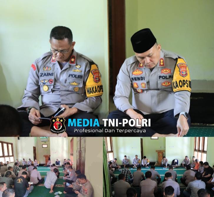 Kapolres Tulang Bawang Barat Gelar Kegiatan Binrohtal Untuk Tingkatkan Keimanan dan Mental Anggota
