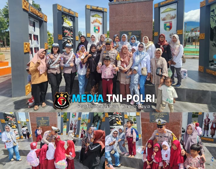 Pendekatan Unik Sat Lantas Polres Tanggamus Sasar Emak-Emak dan Anak-Anak