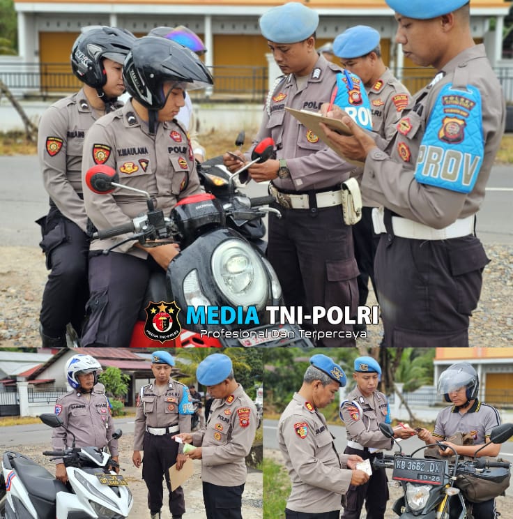 Siepropam Polres Kayong Utara Kembali Laksanakan Gaktibplin Guna Jaga Integritas Dalam Operasi Keselamatan Kapuas 2025