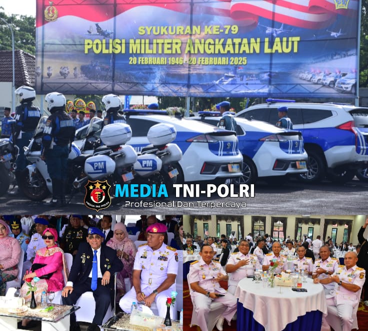 Danpasmar 1 Hadiri Syukuran HUT Ke-79 Polisi Militer Angkatan Laut Tahun 2025