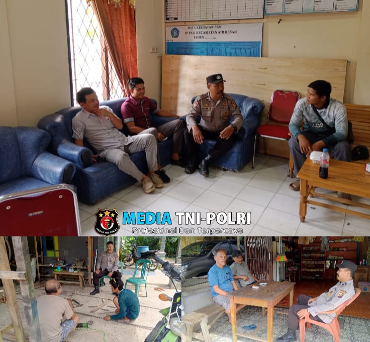 Berikan Pemahaman Kamtibmas Personil Polsek Air Besar Laksanakan Patroli Dialogis
