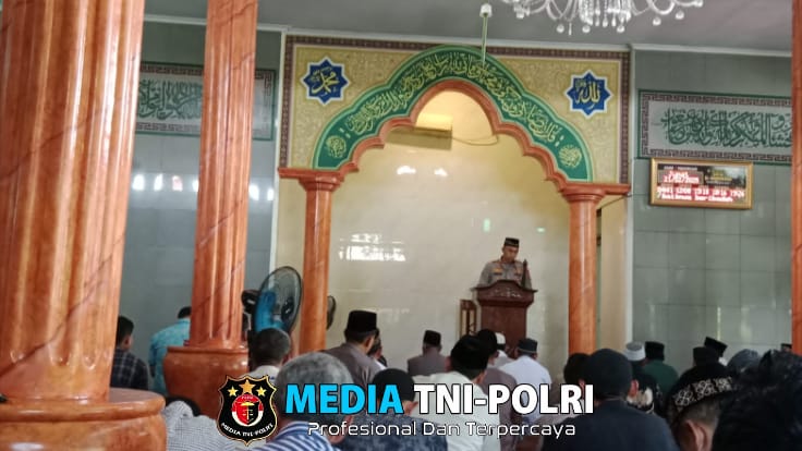 Kapolsek Cikarang Selatan Gelar Safari Jumat Kamtibmas, Beri Himbauan Jelang Ramadhan