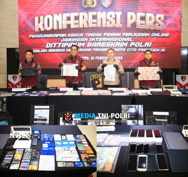 Bareskrim Ungkap Jaringan Judol Internasional