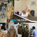 Hari Pertama Berkantor, Wabup Pringsewu Silaturahmi dengan Pegawai Sekretariat