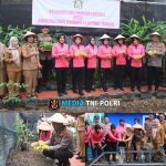 Launching Penguatan Program P2L, Bhayangkari Cabang Lampung Tengah Manfaatkan Tanam Sayur dan Budidaya Ikan