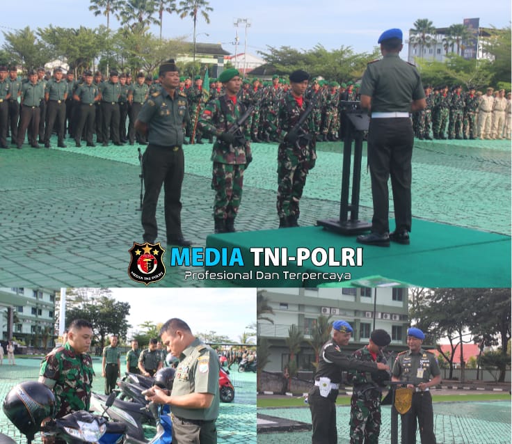 Kasdam XII/Tpr Periksa Kendaraan Prajurit dan PNS