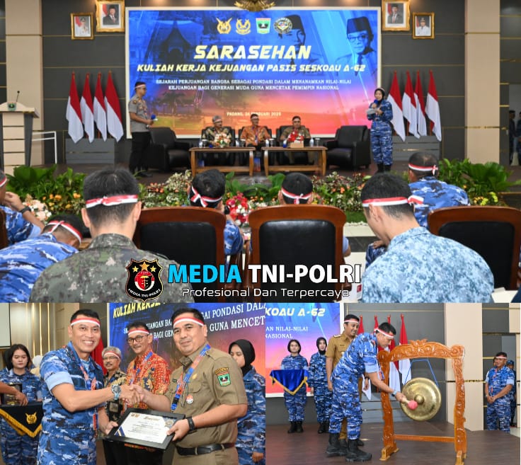 Pasis Seskoau Angkatan Ke-62 Gelar Saresehan Kepemimpinan dan Kejuangan di Sumatera Barat