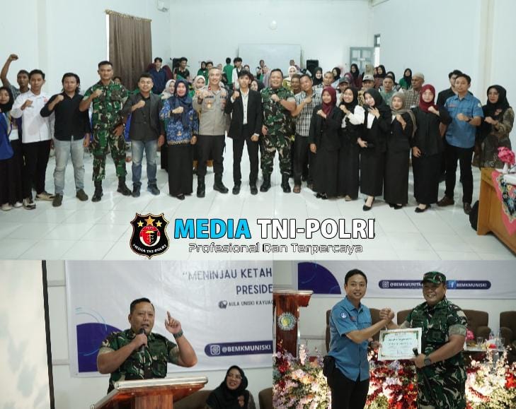 Tekankan Peran TNI dalam Mendukung Ketahanan Pangan, Dandim 0402/OKI Menjadi Narasumber Forum Group Discussion