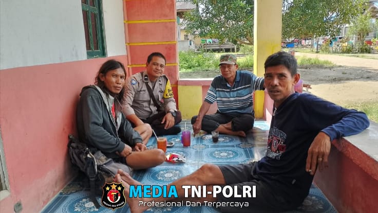 Hadir di Tengah Warga Binaan Bhabinkamtibmas Polsek Kuala Behe  Sambangi Warga
