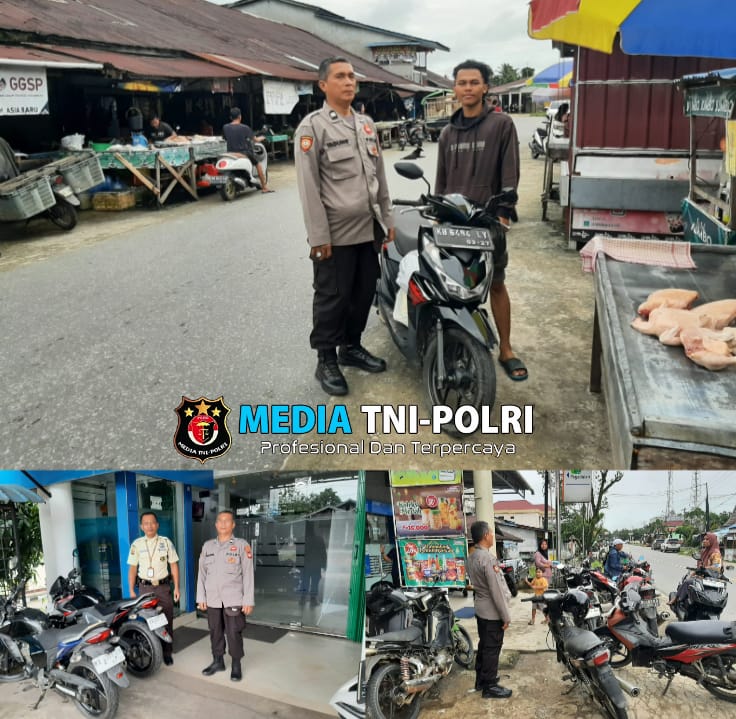 Polsek Mandor Gelar Patroli Dialogis, Tingkatkan Keamanan dan Komunikasi dengan Masyarakat