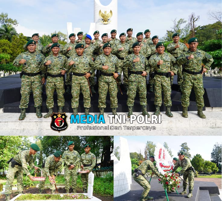 Ziarah TMP HUT kostrad TMP Untung Suropati Dipenuhi Prajurit Kostrad