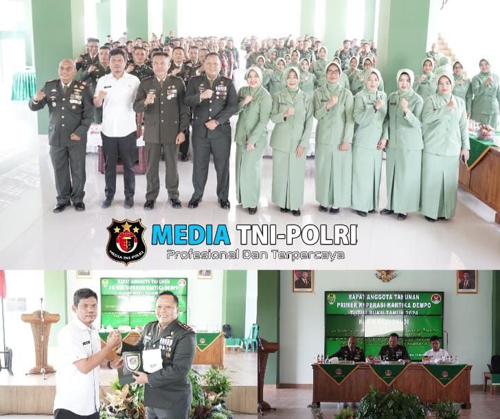 Primkop Kartika Dempo Kodim 0402/OKI Gelar RAT Tutup Buku Tahun 2024