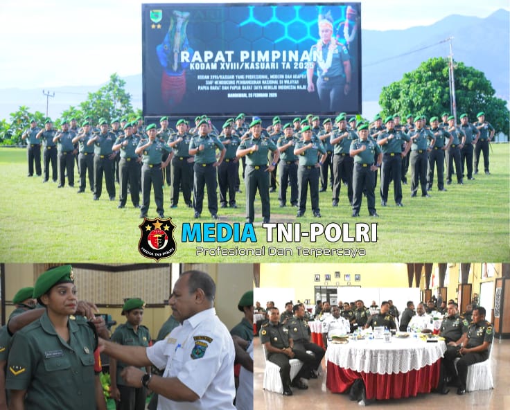 Pangdam Kasuari : Jangan Hanya Menjadi Pengamat, Tetapi Jadilah Motor Penggerak Perubahan Dalam Tubuh TNI AD