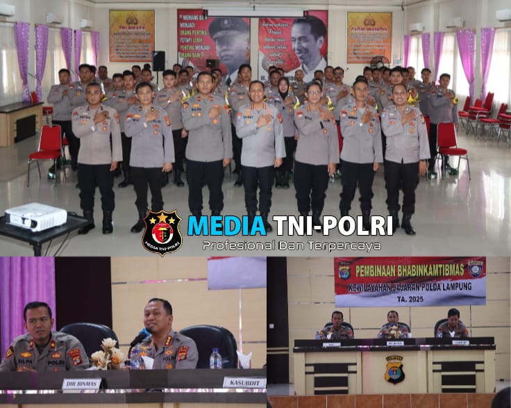 Ditbinmas Polda Lampung Beri Arahan kepada Bhabinkamtibmas Polres Tanggamus