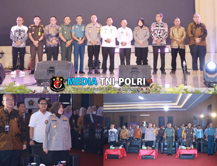 Kapolres Dampingi Kabid Humas Polda Lampung Hadiri Opening Ceremony HPN dan HUT Ke-79 PWI di Lampung Utara