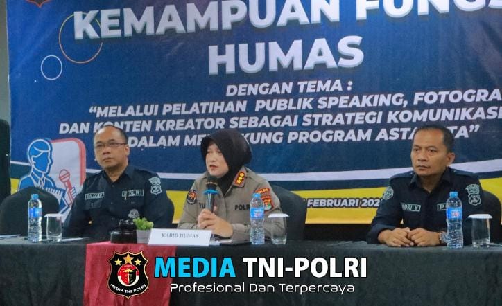 Bidhumas Polda Lampung Laksanakan Peningkatan Kemampuan Fungsi Humas