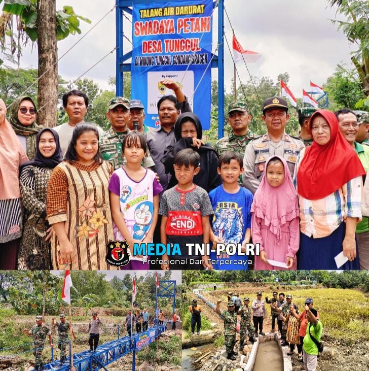 740 Petani Ds. Tunggul Bisa Kembali Tersenyum, Saluran Air di Resmikan Hari Ini