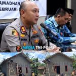 Bedah Rumah Polres Tanggamus untuk Surtini di Pulau Panggung Capai 90 Persen