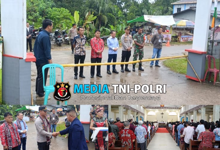 Ketua DPRD Kabupaten Landak Hadiri Ibadah Misa Pentabisan Imam Diakon di Gereja Paroki Darit