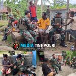 Siap Sedia Melayani Warga, Satgas Yonif 131/BRS Berikan Pelayanan Kesehatan Di Kp. Kalibom Papua