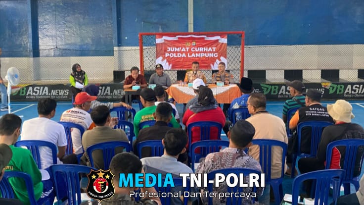 Polda Lampung Gelar “Jumat Curhat” untuk Dengar Keluhan Masyarakat