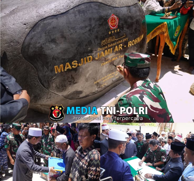 Panglima TNI Resmikan Masjid Jami Ar-Rohman di Cijulang, Pangandaran