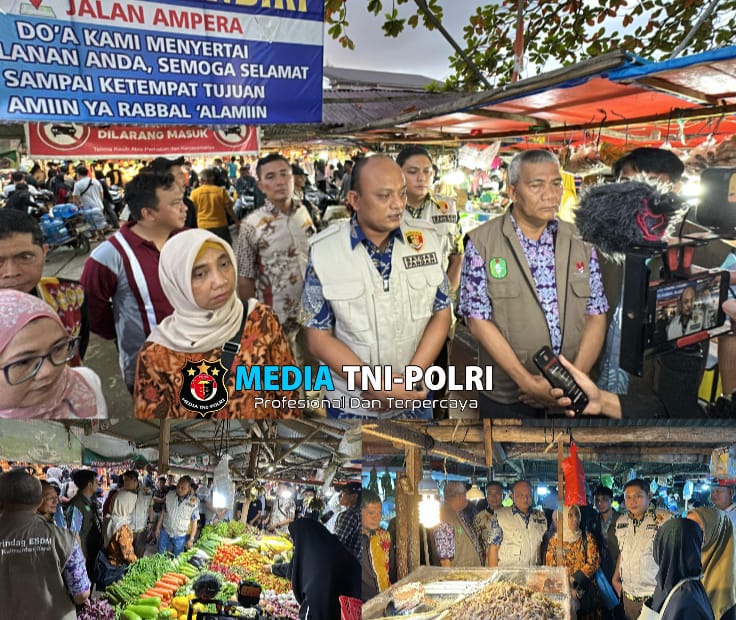Tim Satgas Pangan Polda Kalbar Lakukan Pengecekan Stabilisasi Pasokan dan Harga Bahan Pokok di Pontianak