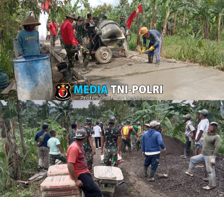 Sasaran Fisik TMMD di Kalinanas terus di Kebut