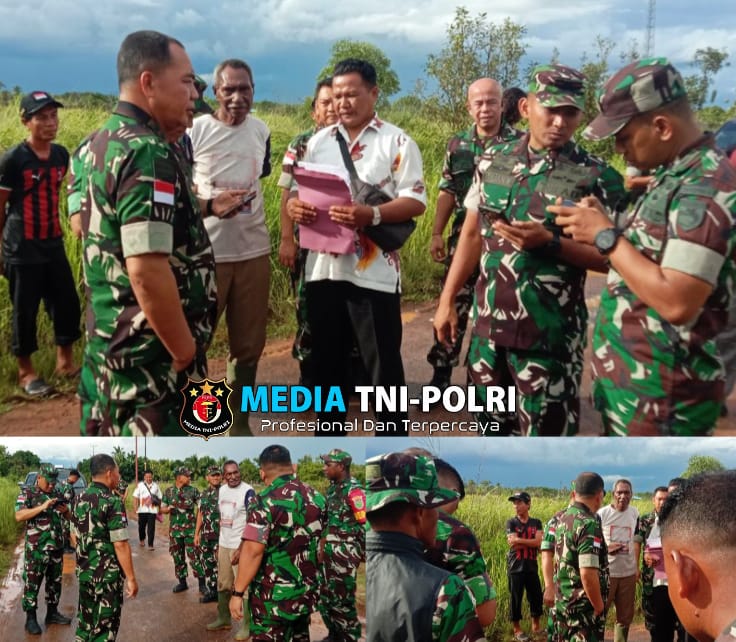 Dandim Merauke Dampingi Pengdam XVII/Cendrawasih Tinjau Lahan Pembangunan Yonarmed dan Yonarhanud