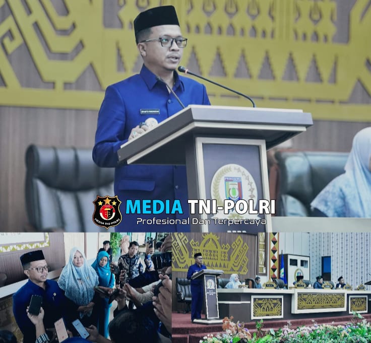 Bupati Pringsewu Hi. Riyanto Pamungkas Sampaikan Pidato Perdana di DPRD