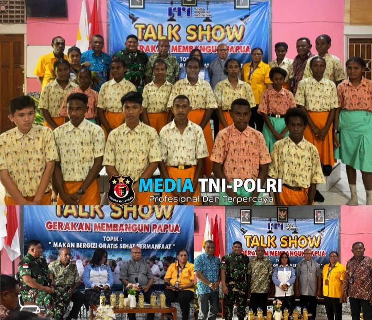 Letkol Inf Johny Nofriady Sebagai Narasumber Talk Show Gerakan Membangun Papua Bersama RRI Merauke
