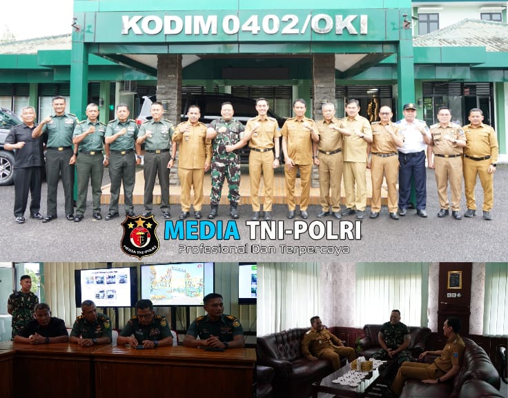 Jalin Silaturahmi, Bupati OKI Kunjungi Kodim 0402/OKI