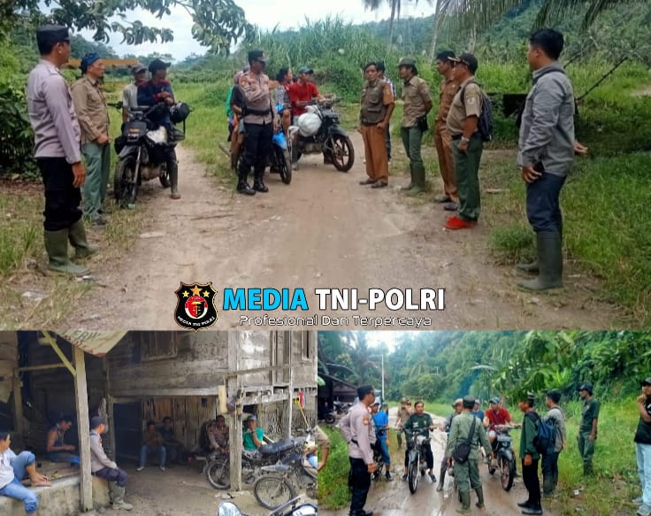 Polsek Semaka Bersama Tim Gabungan Giring Gajah Liar Kembali ke Hutan TNBBS