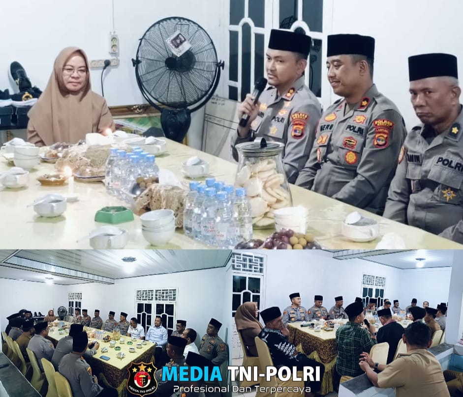 Kapolres Bersama Seluruh PJU Bersilaturahmi Kerumah Dinas Bupati Mesuji