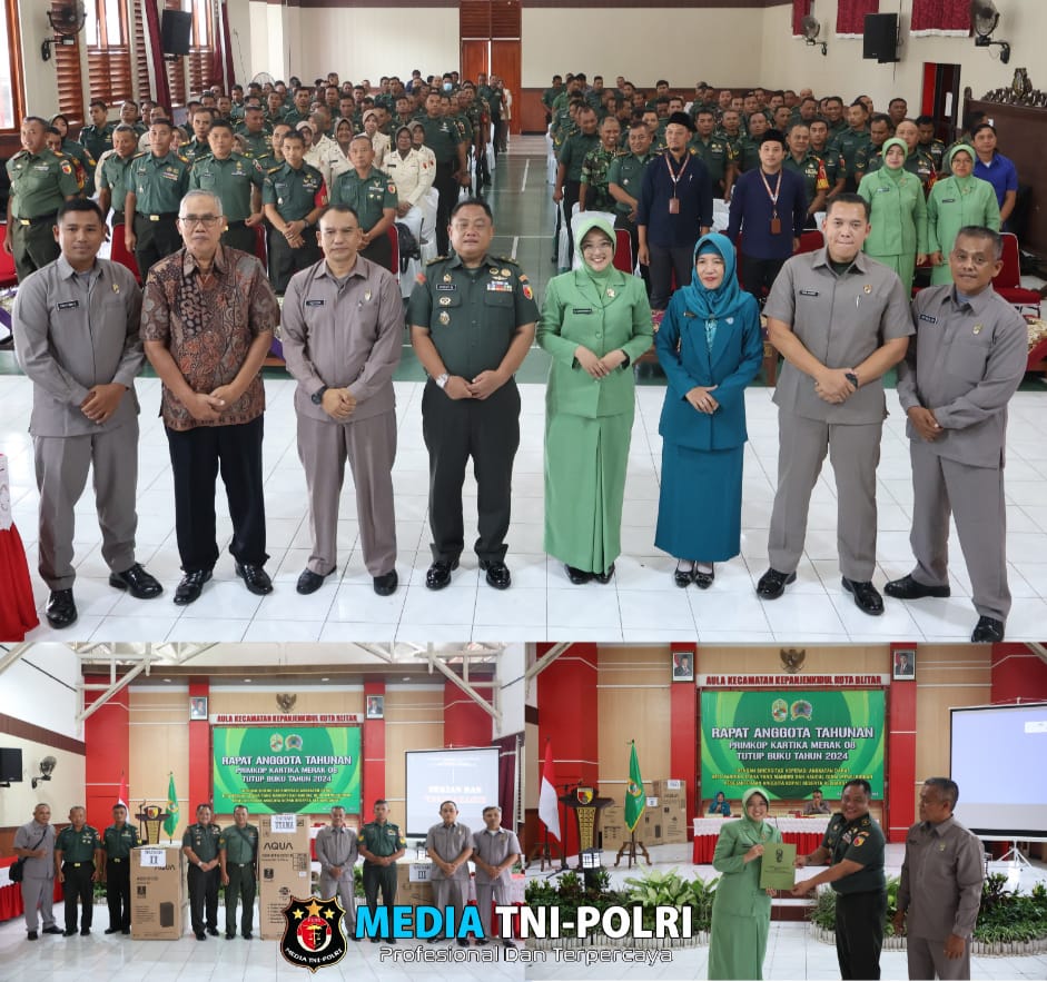 Primkop Kartika Merak 08 Kodim 0808/Blitar, Gelar RAT Tutup Buku Tahun 2024