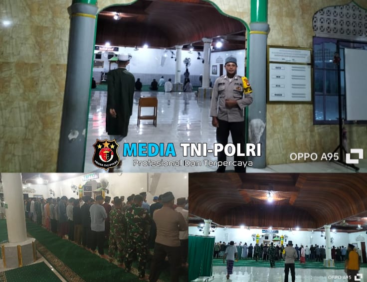 Kegiatan Sholat Tarawih Keliling Polsek Air Besar Terjunkan 2 Personil Bhabinkamtibmas