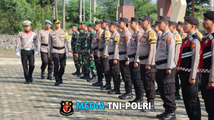 Syekh Abdurrahman Al-Ausy Safari Ramadan di Pringsewu, Ratusan Personel Gabungan Disiagakan