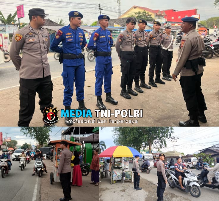 Polda Kalbar Lakukan Pengamanan Pasar Juadah dan Pasar Tumpah Selama Bulan Ramadhan 1446 H