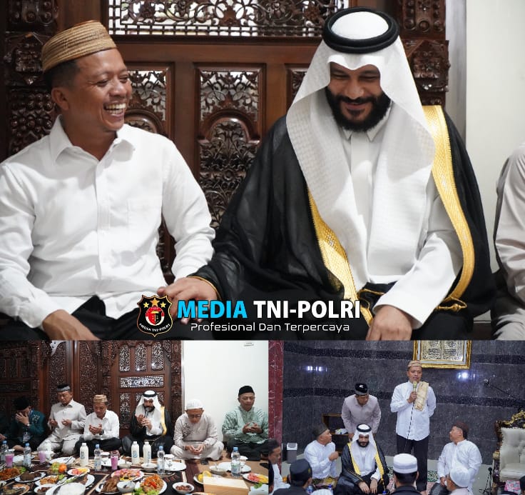 Bupati Pringsewu H. Riyanto Pamungkas Buka Puasa Bersama Imam dan Qori Masjidil Haram Syeikh Abdurrahman Al ‘Ausy