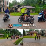 Personil Polsek Mempawah Hulu Tetap Semangat Laksanakan Gatur Lantas