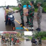 Semarak Ramadhan, Satgas Pamtas RI-Malaysia Yonzipur 5/ABW Berbagi Takjil