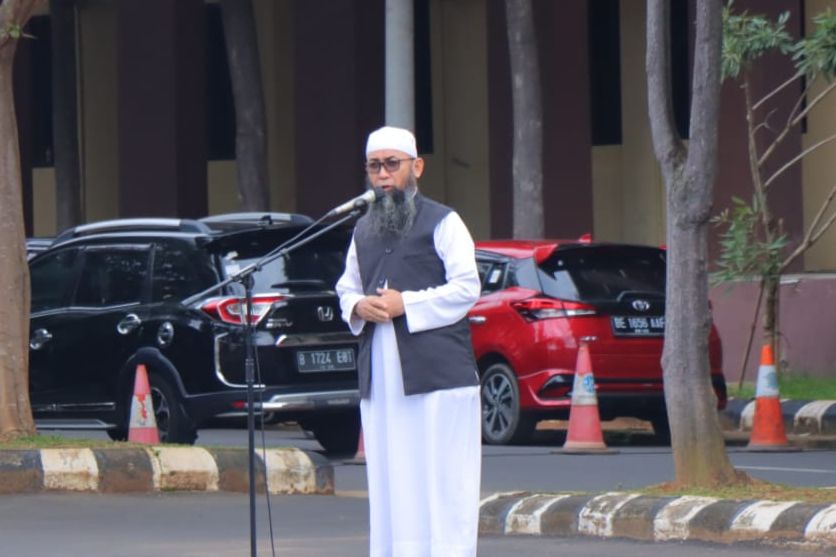 Laksanakan Binrohtal, Polda Lampung Ingatkan dan Tingkatkan Keimanan, Ketakwaan, Mental Personel