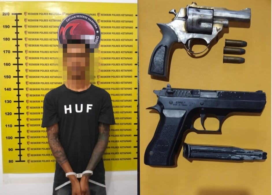 Miliki Sabu dan Senjata Api, Warga Tumbang Titi di Amankan Polres Ketapang