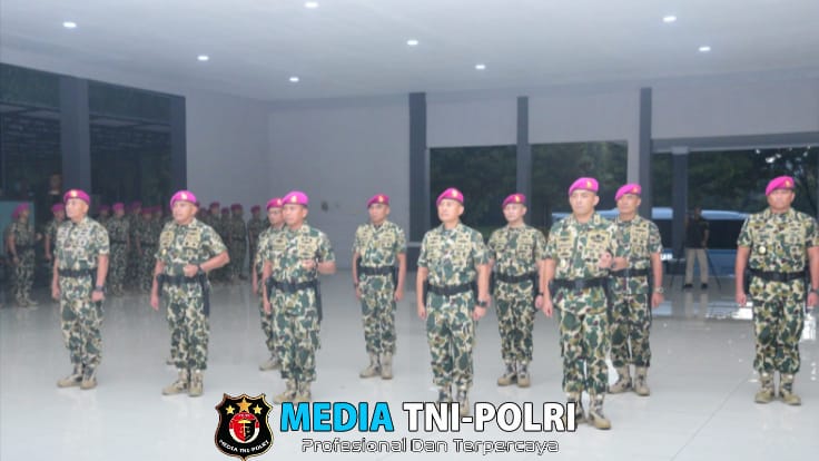 Danpasmar 1 Ikuti Prosesi Sertijab Pejabat di Lingkungan Mako Kormar