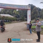 Polsek Menyuke Lakukan Pengamanan Ibadah Misa Minggu