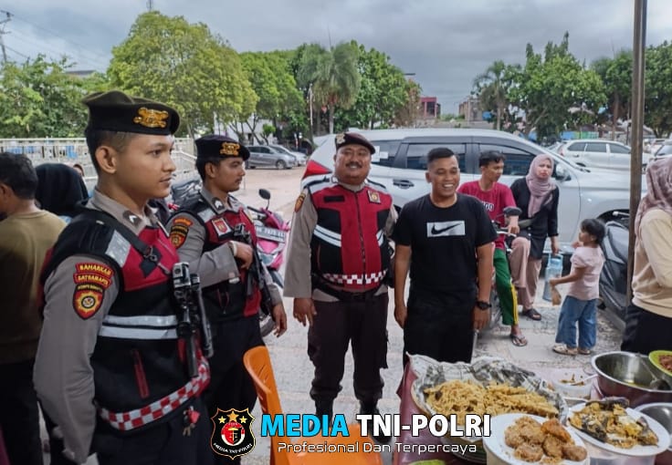 Patroli Presisi Polres Lampung Tengah Pastikan Keamanan Warga Jelang Buka Puasa