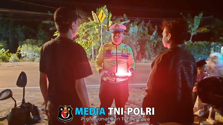 Satlantas Polres Tanggamus Gelar Patroli Subuh, Cegah Kejahatan dan Balap Liar