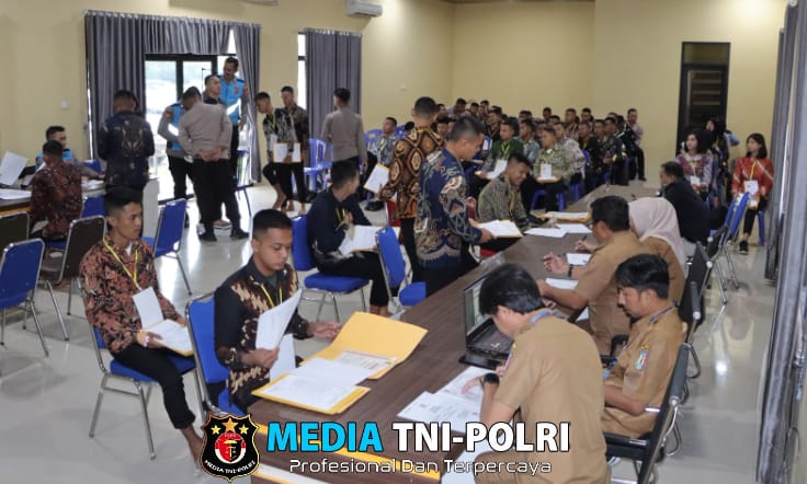 103 Peserta Ikuti Seleksi Administrasi Awal Penerimaan Polri di Polres Pringsewu