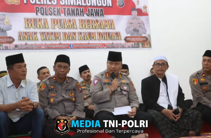 Kapolres Simalungun Gelar Buka Puasa Bersama Anak Yatim dan Kaum Duafa Dalam Rangka Safari Ramadhan Polri